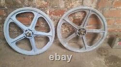 Skyway tuff 2 wheel set front and rear old school bmx haro gt torker Hutch