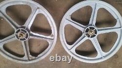 Skyway tuff 2 wheel set front and rear old school bmx haro gt torker Hutch