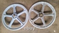 Skyway tuff 2 wheel set front and rear old school bmx haro gt torker Hutch