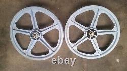 Skyway tuff 2 wheel set front and rear old school bmx haro gt torker Hutch