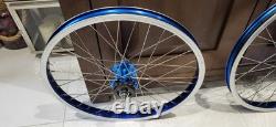Stunning Araya 7x 20x1.75 Wheelset, Raleigh HF Hubs Old School MK1 Pro Burner