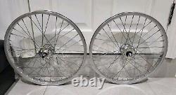 Stunning Araya 7x with Shimano High Flange Hubs 20x1.75 Old School BMX