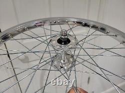 Stunning Araya 7x with Shimano High Flange Hubs 20x1.75 Old School BMX