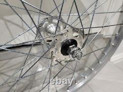 Stunning Araya 7x with Shimano High Flange Hubs 20x1.75 Old School BMX
