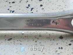Sugino super maxy Vintage Old School Bmx 3 Piece Crankset Complete