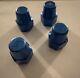 Suntour Wheel Nuts (blue) Old School Bmx