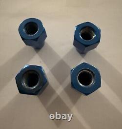 Suntour Wheel Nuts (blue) Old School BMX