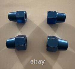 Suntour Wheel Nuts (blue) Old School BMX