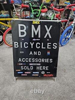 Super Cool Rare Old School Bmx Shop Advertising A Board Sign Find Another