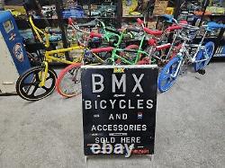 Super Cool Rare Old School Bmx Shop Advertising A Board Sign Find Another