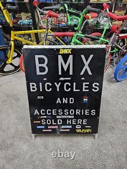 Super Cool Rare Old School Bmx Shop Advertising A Board Sign Find Another