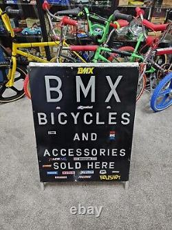 Super Cool Rare Old School Bmx Shop Advertising A Board Sign Find Another