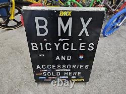 Super Cool Rare Old School Bmx Shop Advertising A Board Sign Find Another