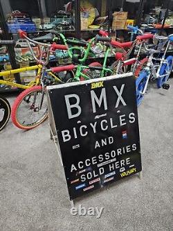 Super Cool Rare Old School Bmx Shop Advertising A Board Sign Find Another