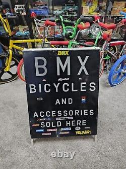 Super Cool Rare Old School Bmx Shop Advertising A Board Sign Find Another