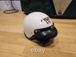 Super Cool Rare Vintage Mt Racing Casco Bmx 1980 Old School Bmx Race Helmet