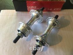Suzue 36h Sealed Hubs Silver Nos Old School BMX