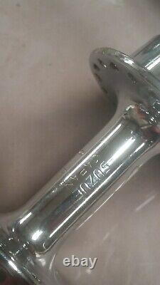 Suzue chrome front and rear hubs old school bmx #7