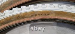 Tioga Mitsuboshi Comp III Tyres In White 20x1.75 Old School BMX