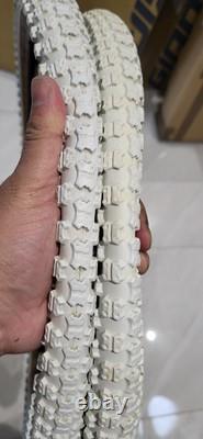 Tioga Mitsuboshi Comp III Tyres In White 20x1.75 Old School BMX