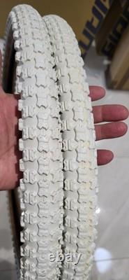 Tioga Mitsuboshi Comp III Tyres In White 20x1.75 Old School BMX