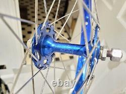 UKAI 20x1.75 blue wheel set Suntour Hi Lo hubs Old School BMX