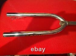 UNUSED CHROME TANGE TX-500 CRMO FORKS FORK OLD SCHOOL BMX. 20 wheels