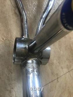 Vintage 1985 GT Mach One Frame & Fork 4130 Chrome Old School BMX Freestyle