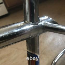 Vintage 1985 GT Mach One Frame & Fork 4130 Chrome Old School BMX Freestyle