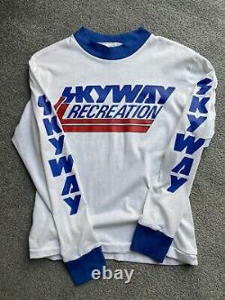 Vintage 80's BMX Skyway Race Jersey Rare TA Street Beat Old School L@@K