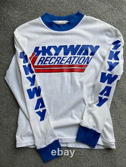 Vintage 80's BMX Skyway Race Jersey Rare TA Street Beat Old School L@@K