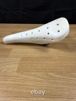 Vintage BMX Kashimax RS FS Seat White Old School BMX