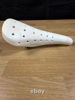 Vintage BMX Kashimax RS FS Seat White Old School BMX