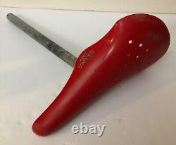 Vintage Elina BMX Seat 1981 Red Old School Saddle 7387 Japan