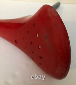 Vintage Elina BMX Seat 1981 Red Old School Saddle 7387 Japan