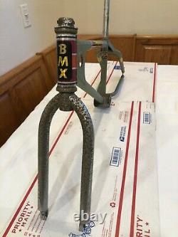 Vtg Old School 70's Mongoose BMX Racing Team Frame & Tange TX 500 BMX Fork Kit