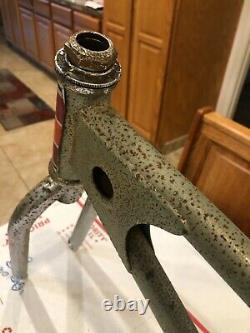 Vtg Old School 70's Mongoose BMX Racing Team Frame & Tange TX 500 BMX Fork Kit