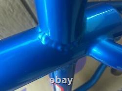 Vtg Old School Bmx 1983 JMC Shadow Frame & Fork Candy Blue