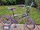 1988 Skyway Street Beat Rep Chrome Purple Old School Bmx Bike Usa Freestyler Mid