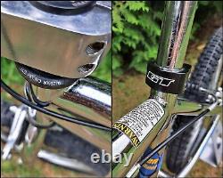 1997 DIAMONDBACK IGNITOR USA 100% Vélo BMX Old School en chrome Mid PRO Original