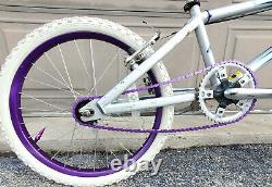 1999 Dyno Nitro Old MID School Bmx Freestyle Bike Blue Grey Silver Black Purple
