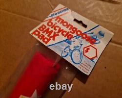 Ancien BMX MONGOOSE Bar Pad ROUGE NOS Supergoose Pro Class