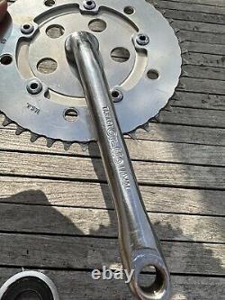 Ancien Bmx Old School Opc Crank Complet Takagi Pete's Precision Products + Roulements, etc.