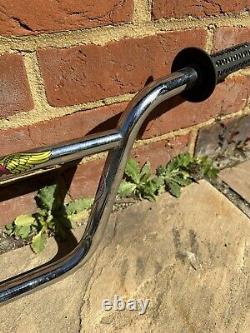 Anciens guidons BMX GT Gen1 avec poignées Ame Unitron authentiques des années 80 survivant