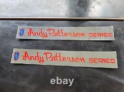 Autocollants de fourche JMC Andy Patterson NOS Old School BMX