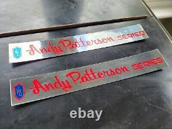 Autocollants de fourche JMC Andy Patterson NOS Old School BMX