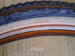 Cheng Shin Comp3 Nos Tyre Pair Fat Thin 24x1.75/2.125 Old School Bmx Skinwall