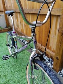 Concept Purple Haze Freestyle BMX. Années 90, École intermédiaire. Reconstruit RÉTRO, Mad Frank.