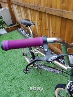Concept Purple Haze Freestyle BMX. Années 90, École intermédiaire. Reconstruit RÉTRO, Mad Frank.