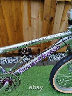 Concept Purple Haze Freestyle BMX. Années 90, École intermédiaire. Reconstruit RÉTRO, Mad Frank.